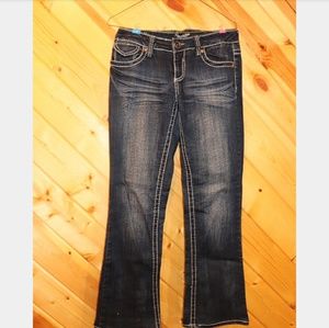 👖🔆 Trendy Long Dark Jeans in Amazing Shape!!😍💜